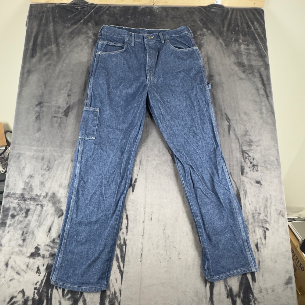 Bulwark FR Carpenter Jeans Mens 36x34 Blue Flame Resistant Denim Work Pants